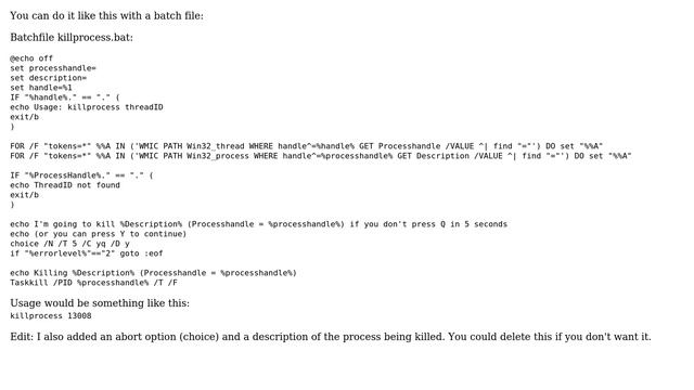 Find process by thread ID (2 Solutions!!) смотреть онлайн
