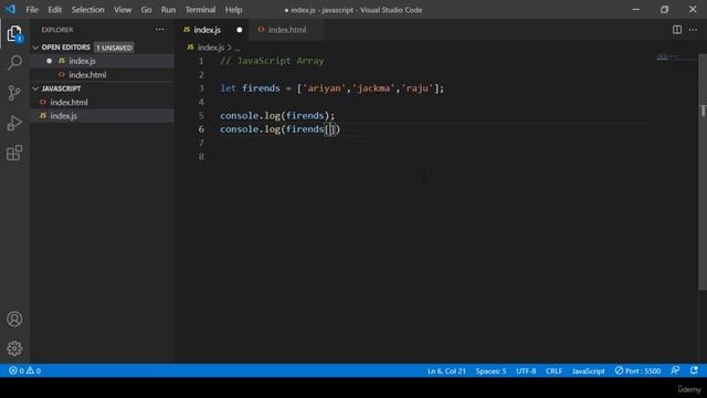 Reference types Array (Basics) in JS | Variables and Data Types | HackVenom