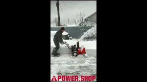Самоходный бензиновый снегоуборщик A-iPower AS567. Видео от покупателя