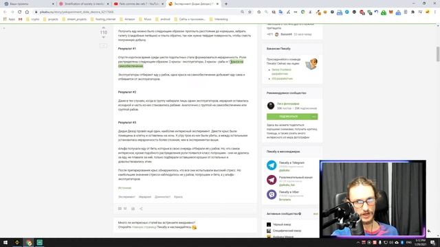 ЭКСПЕРИМЕНТ НА КРЫСАХ - РАБЫ И РАБОВЛАДЕЛЬЦЫ смотреть онлайн