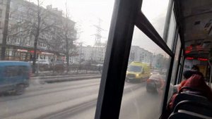 Троллейбус ВЗТМ-5284.02 номер 5425 по маршруту 6. Поездка.