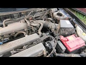 Nissan Primera P11 масло под капотом. Потек шланг ГУР.