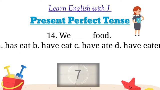 Present Perfect Tense | Quiz on Present Perfect Tense смотреть онлайн