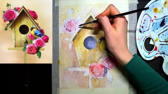 Завершаем наш рисунок) смотреть онлайн