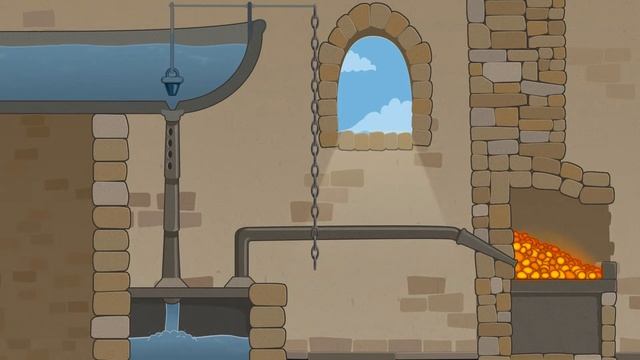 Водотрубная воздуходувка: тромпа