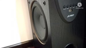 BASS TEST 2. Fenda F&D T-35X.Басс тест.
