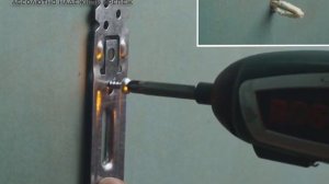 Установка дюбеля-бабочка Фиксар ДБ