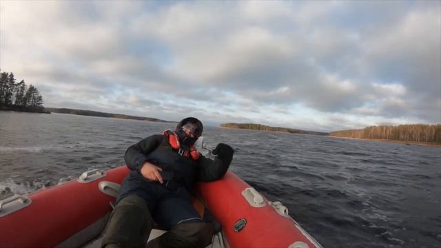 Балтика в ноябре. На моторных лодках по Выборгскому заливу