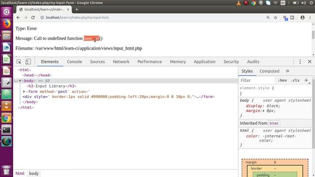 Learn CodeIgniter (v3.1.10) Framework Beginners Tutorial #30 - Input Library In CodeIgniter