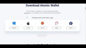 Atomic Wallet Установка кошелька