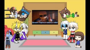 Реакция андертейл персонажей (и меня) на видео ,,Regular sans" (обычный санс)