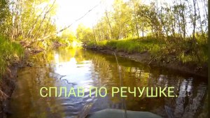 СПУСК по ЛЕСНОЙ РЕЧКЕ на ЛОДКЕ.ЩУКА на спининг.Рыбалка 2021.#12