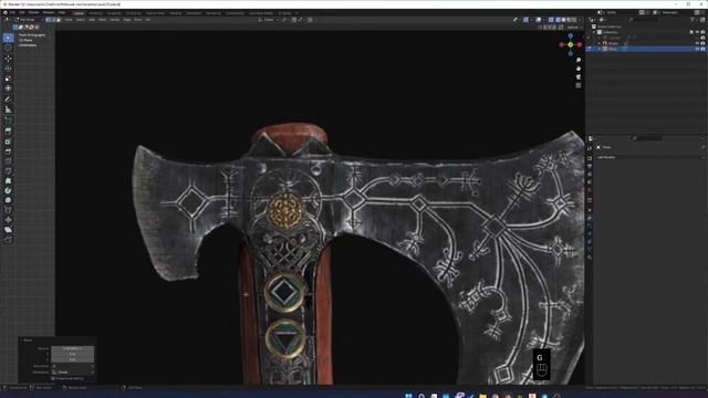 Kratos' AXE | Моделирование в Blender 3D | Часть 2 - Топор смотреть онлайн