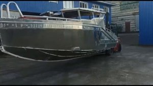 Teknomar 007 moved to another shed for final outfitting..mp4