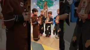 Logan (age4) PreK Ginger Bread House play at GCC