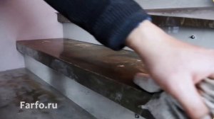 Литьевой камень Farfo в работе