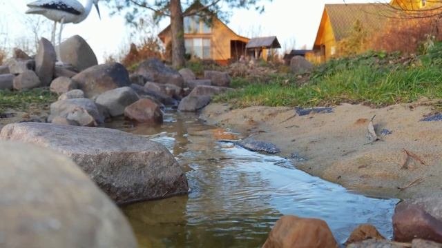 РУКОТВОРНЫЙ РУЧЕЙ ?️ Опыт создания Подбор материалов и подготовка места