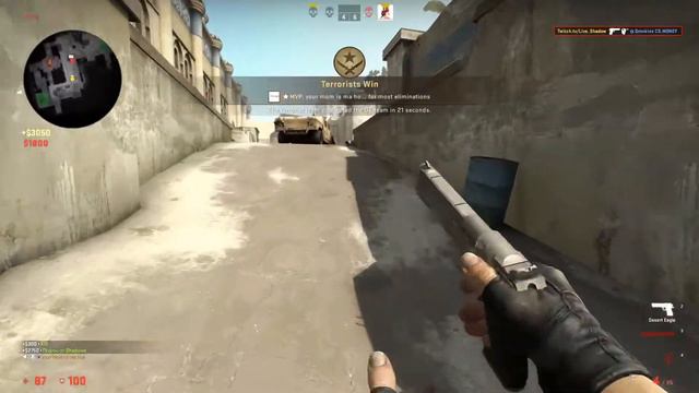 Shadow только с диглом ! Global Elite полная катка CS:GO. Мой первый VAC бан??? :(
