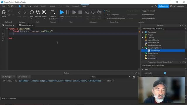 Roblox Studio Intro for CMU Python Students