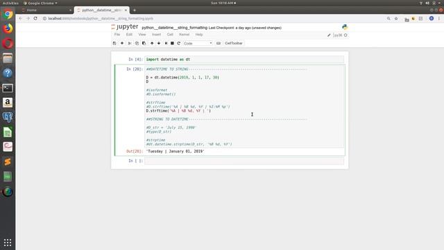 Python Datetime - Formatting Dates смотреть онлайн