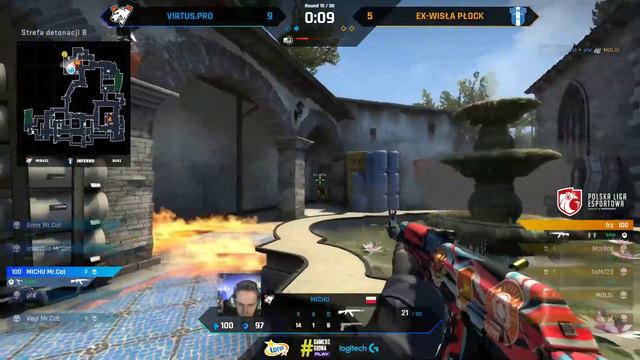 Virtus pro vs ex-Wisła Płock Highlights at Polish Esport League Spring 2019 Finals смотреть онлайн