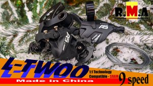 переключатели L-TWOO model A5 - trigger shifter + rear derailleur (9 speed)