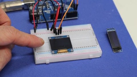 OLED Displays with Arduino - I2C & SPI OLEDs