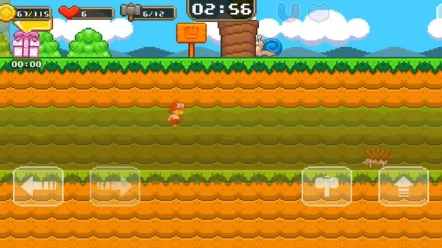 Super Jim Jump World 01 Level 10-12 Android Game смотреть онлайн