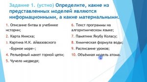 Информационные модели  Понятие проекта