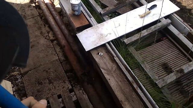 Купили дачу и поставили забор своими руками с нуля!! 19 метров нового забора, за 6500рублей!! смотреть онлайн