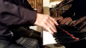 Ludwig van Beethoven Egmont Overture for Piano 4 hands.  Piano Duo   Davide & Daniele Trivella
