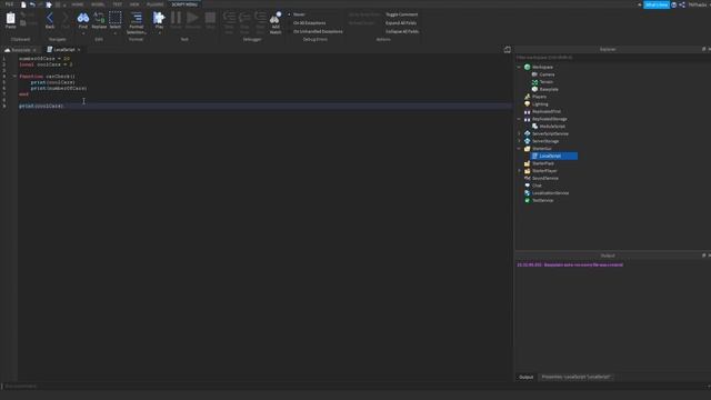 Introduction to Lua and Roblox! Script Types, Variables, Data Types, and Comments! смотреть онлайн