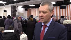 Огромные очереди по оплате квитанций за свет и тепло во Владимире (2020 01 09)