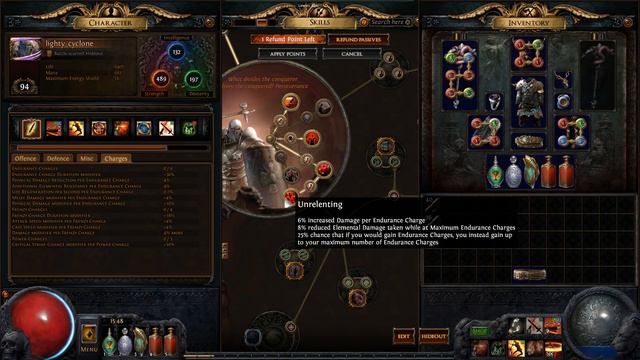 Path of Exile➥My 3.0 Build - Cyclone Juggernaut "Spooky Tentacle Mace" смотреть онлайн