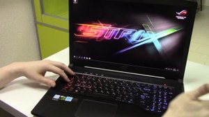Обзор ноутбука ASUS Strix GL703VM