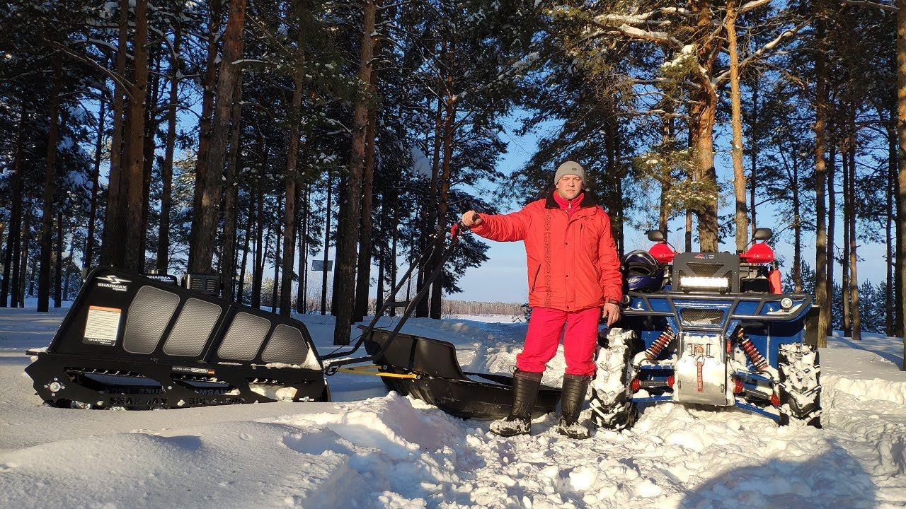 Мотобуксировщик Sharmax SH-500. Обзор и тест-драйв. смотреть онлайн