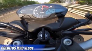 BAJAJ PULSAR N 250! velocidad máxima! Top speed