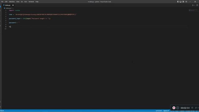 Python Project (create password generator) in Hindi смотреть онлайн