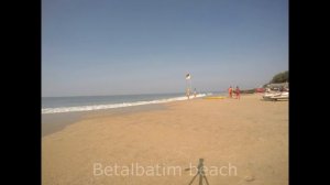 Goa. Review of beaches. Betalbatim beach. Гоа. Обзор пляжей. Пляж Беталбатим. (HD 1080)