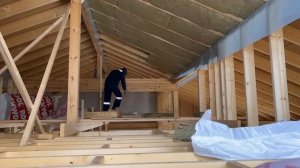 Перекрестное утепление каркасного дома. Пирог каркасной стены !