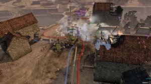 ЗАКЛЯТЫЕ ВРАГИ объединились против ЗОМБИ - необычный матч 4х4 в Company of Heroes 2