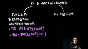 правописание мягкого знака в числительных