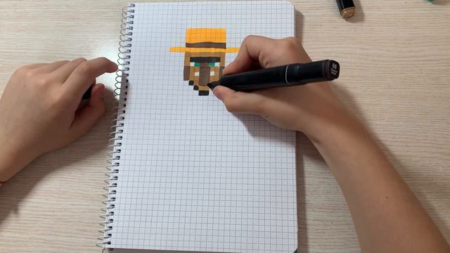 Малюнки по клітинках How to Draw Minecraft Villager #pixels #drawing @Glibshe #howtodraw #minecraft смотреть онлайн