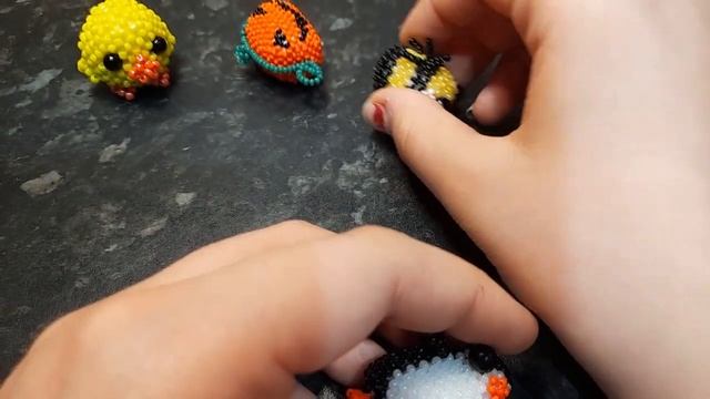 ОБЗОР НА МОИ АМИГУРУМИ ИЗ БИСЕРА!*первое видео*