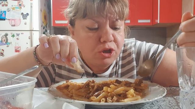 MUKBANG ? PASTA ? МУКБАНГ?  МАКАРОНЫ
