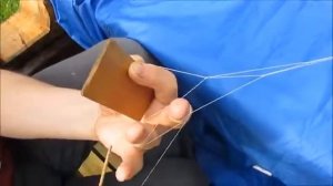 Юшкозерские ремесла Вязка рыболовных сетей   'быстрый' узел