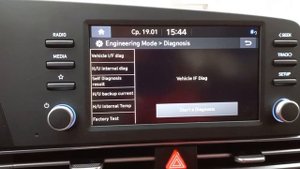 инженерное меню ШГУ Hyundai Elantra J7 2021 (CN7), с монитором 8'