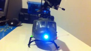 GW Sky maker UH-1D RC helicopter with navigation lights