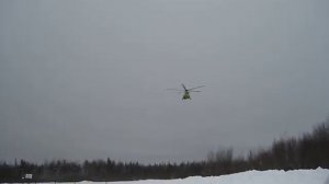 Прибытие вертолёта Ми-8 Ютэйр RA-22983 в Приполярный