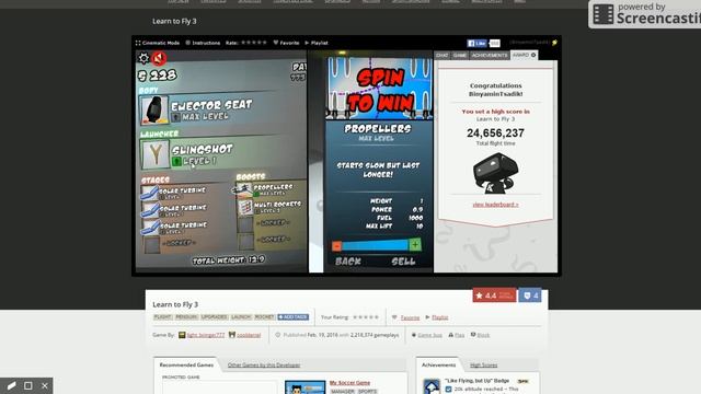 Learn to fly 3 - 5 days 200k story mode (no boosts) смотреть онлайн